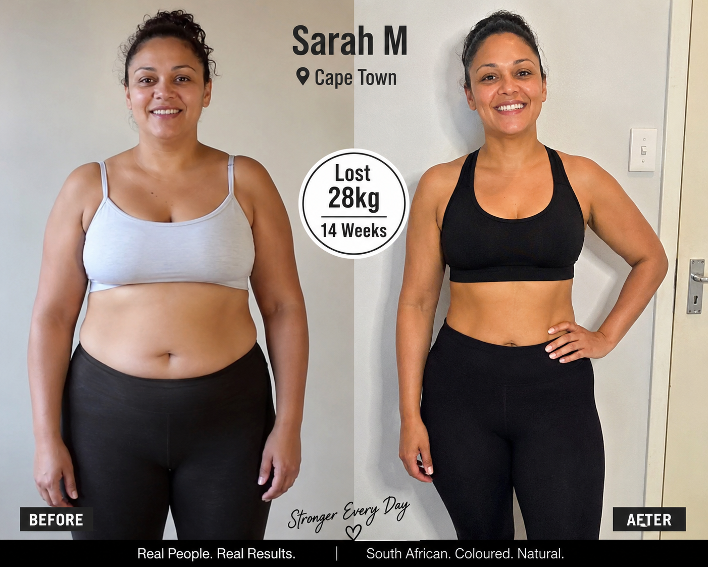 Sarah M. — Lost 28kg in 14 weeks